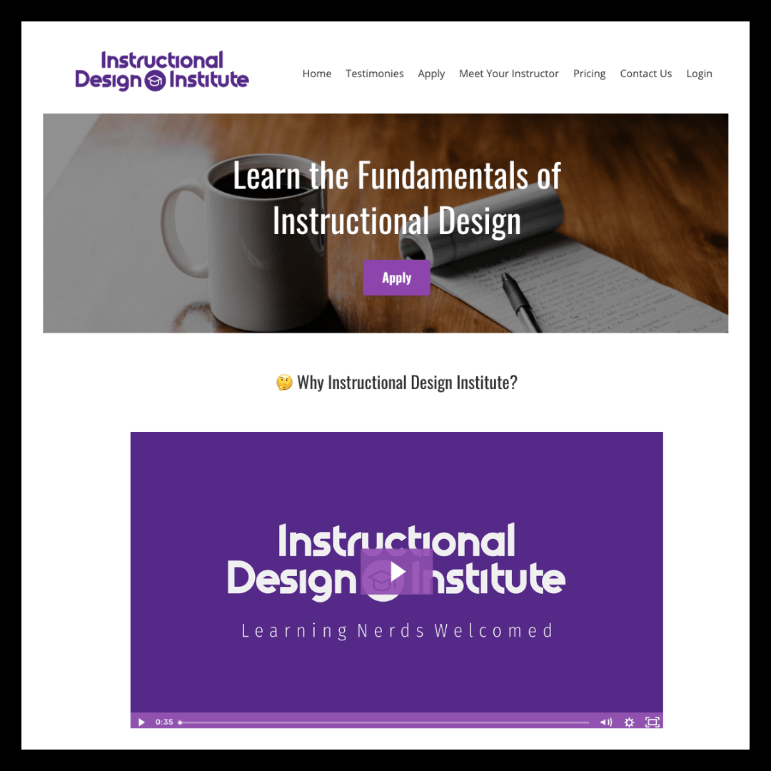 Instructional Design Institute (2024)